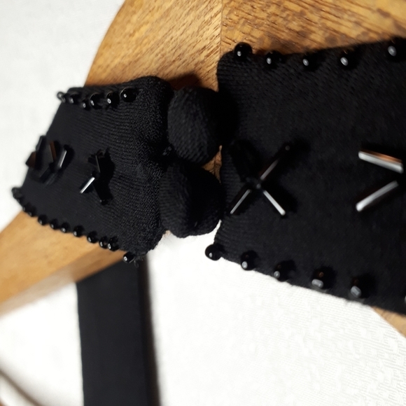 Semi-formal Dress Jessica Size 6 Black w/beading - Picture 7 of 8